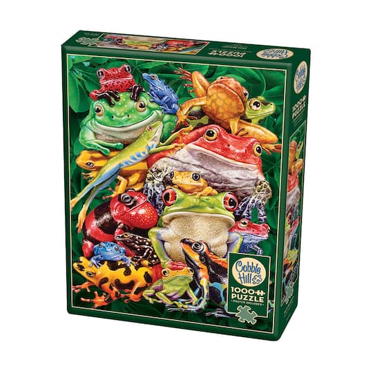 Frog Business by Lori Anzalone 1,000 Piece Jigsaw Puzzle